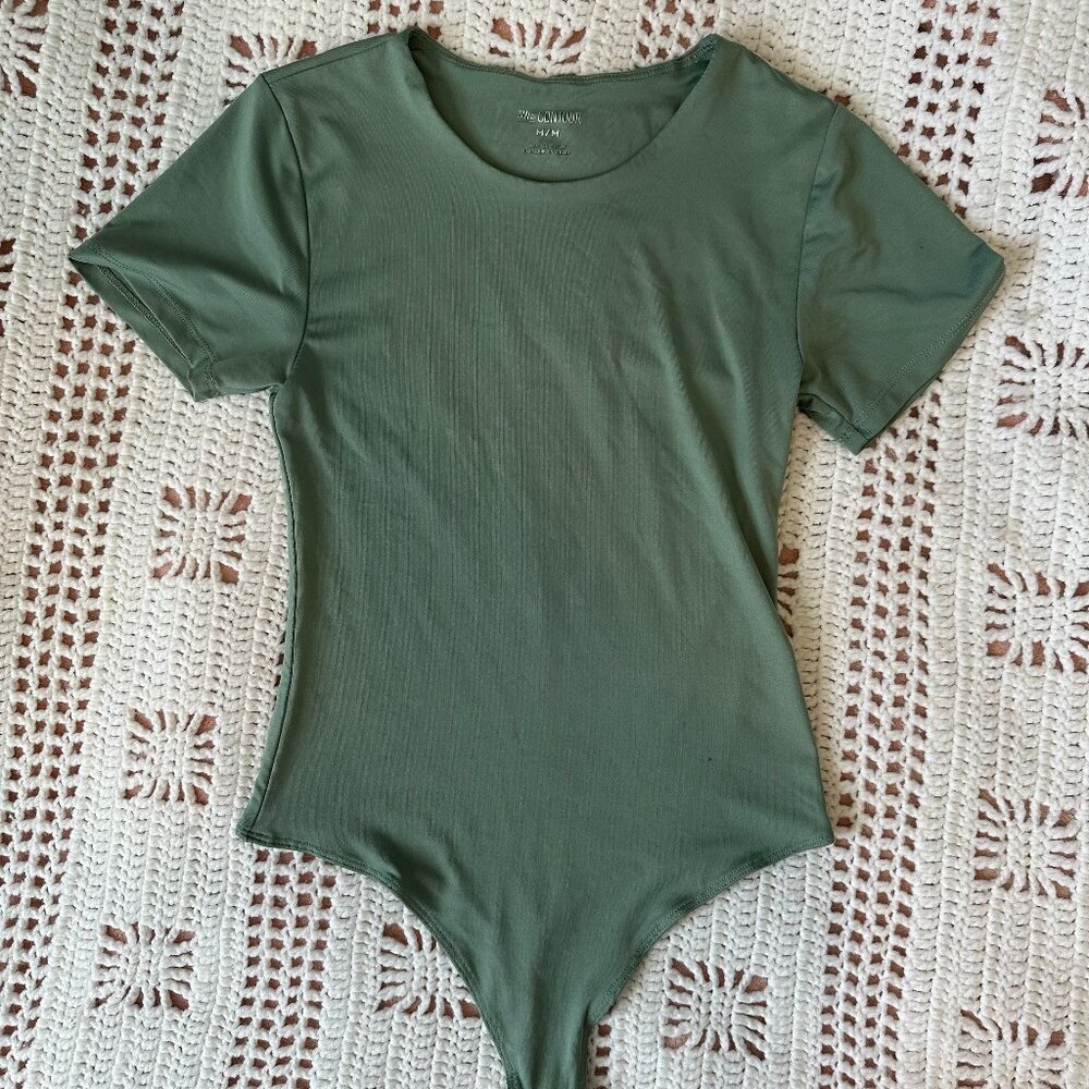 Bodycon Contour Bodysuit Short-Sleeve
